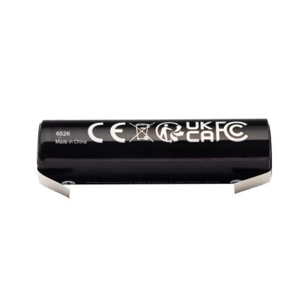 PATONA - Ackumulator 18650 Li-lon 3000mAh PREMIUM 3,7V med listklämmor för lödning