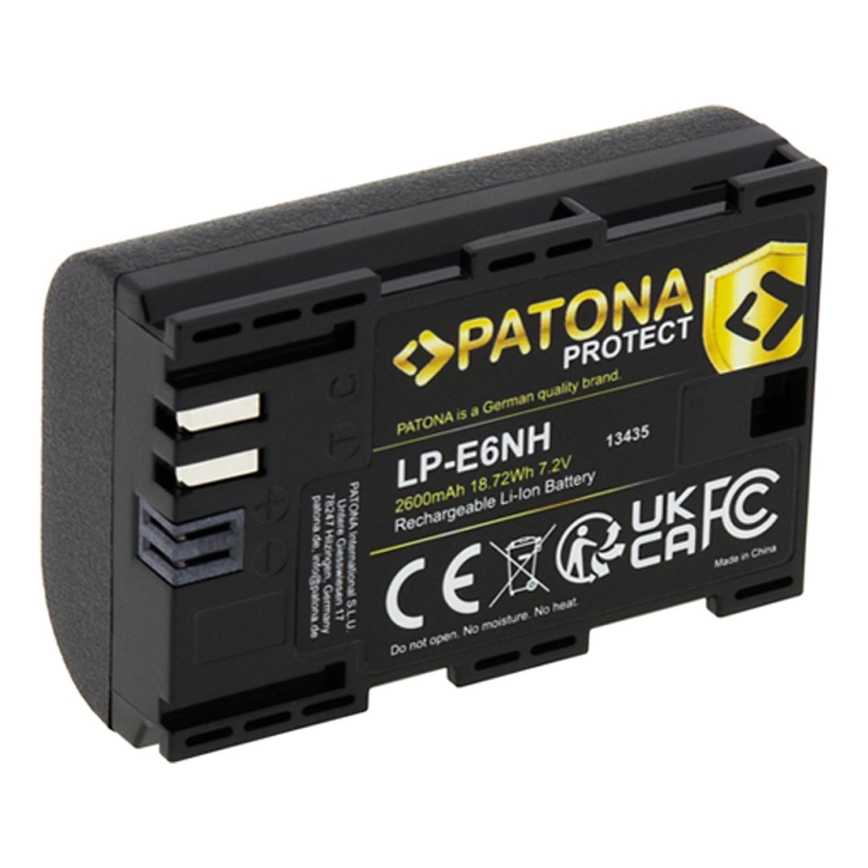 PATONA - Ackumulator Canon LP-E6NH 2600mAh Li-Ion Protect EOS R5/R6