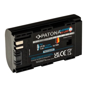 PATONA - Ackumulator Canon LP-EL 2600mAh Li-Ion Platinum för photoflash Speedlite EL-1