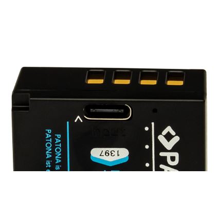 PATONA - Ackumulator Fuji NP-W126S 1050mAh Li-Ion Platinum USB-C laddar