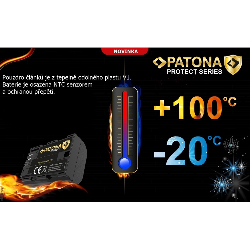 PATONA - Ackumulator Fuji NP-W235 2600mAh Li-Ion 7,2V Protect X-T4