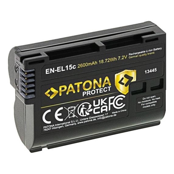 PATONA - Ackumulator Nikon EN-EL15C 2600mAh Li-Ion Protect