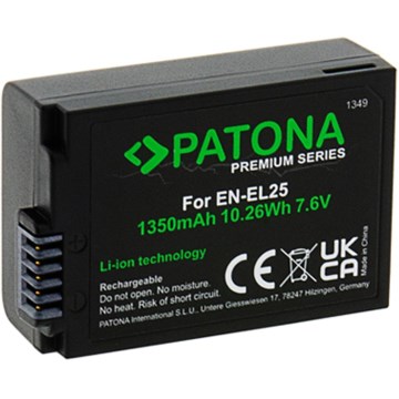 PATONA - Ackumulator Nikon EN-EL25 1350mAh Li-Ion 7,6V Premium Z50/Z fc