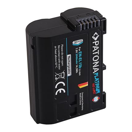 PATONA - Batteri Nikon EN-EL15B 2040mAh Li-Ion Platina