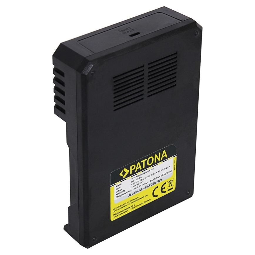 PATONA - Batteriladdare AA/AAA/18650/14500/CR123A