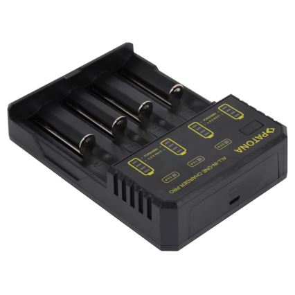PATONA - Batteriladdare AA/AAA/18650/14500/CR123A