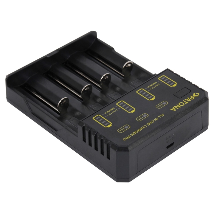 PATONA - Batteriladdare AA/AAA/18650/14500/CR123A