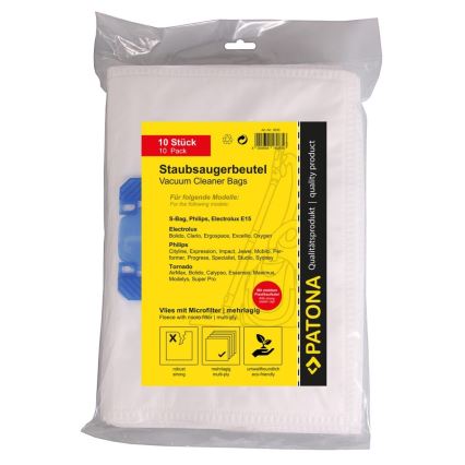 PATONA - Dammsugarpåsar Electrolux E15 - 10 kusů