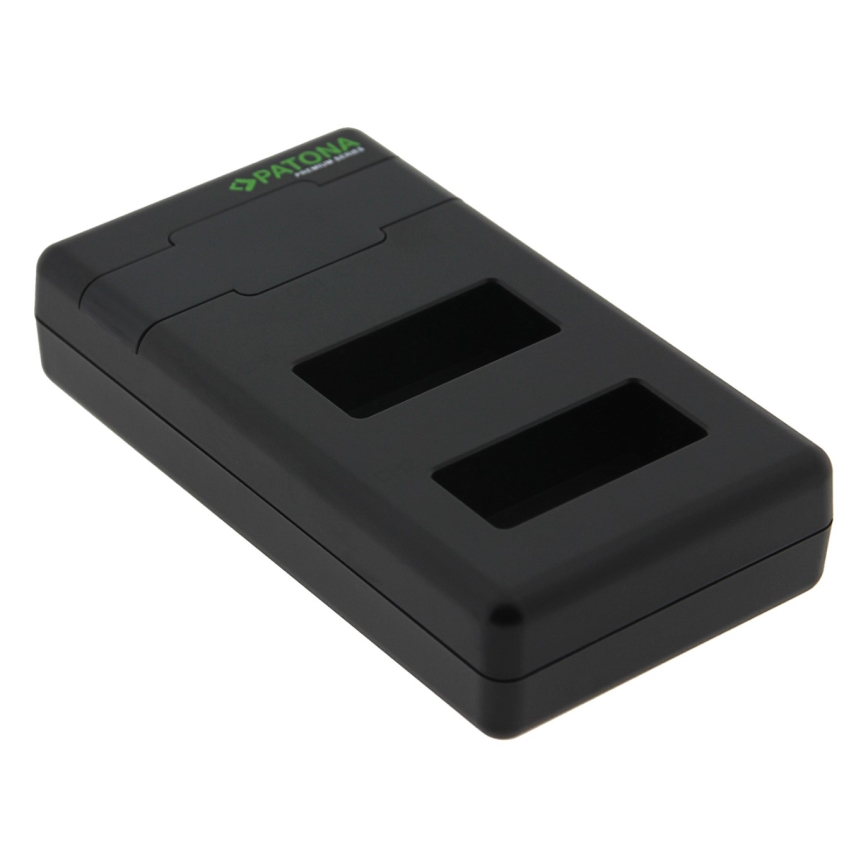 PATONA - Fast charger Dual Canon LP-E17 + kabel USB-C 0,6m