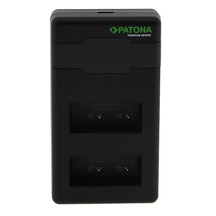 PATONA - Fast charger Dual Fuji NP-W126 + kabel USB-C 0,6m