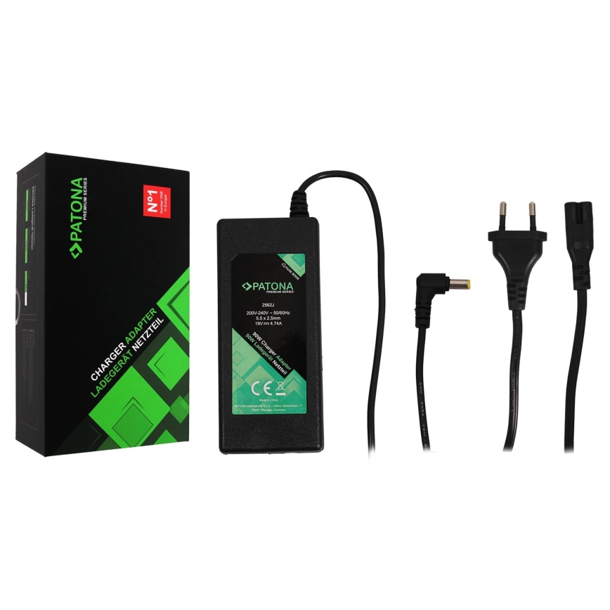 PATONA - Laddare  Asus PREMIUM 19V/7,1A 135W anslutning 5,5x2,5mm