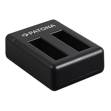 PATONA - Laddare Dubbel för Batteri INSTA360 USB