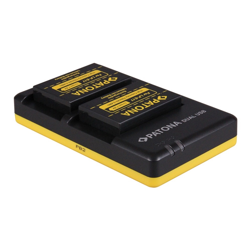 PATONA - Laddare Foto Dual Quick Canon LP-E17 USB