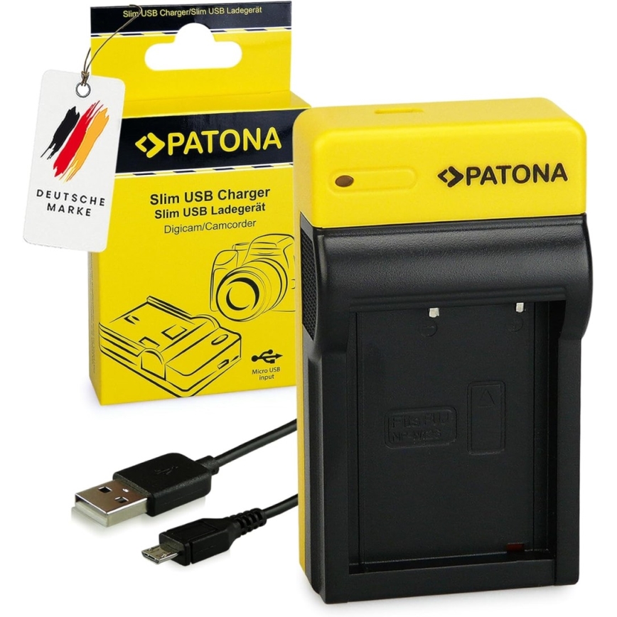 PATONA - Laddare Foto Fuji NP-W126 slim, USB