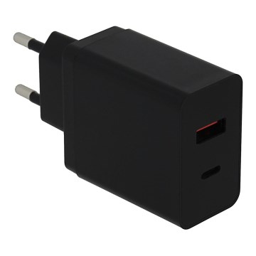PATONA - Laddningsadapter 1xUSB-C/1xUSB-A  Power Delivery 36W/230V