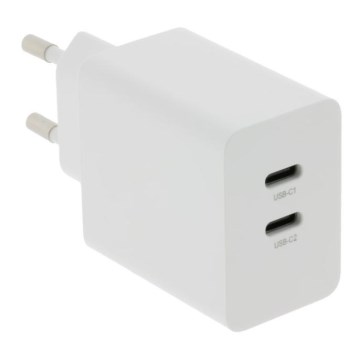 PATONA - Laddningsadapter Power delivery 35W 2xUSB-C -PD 3.0