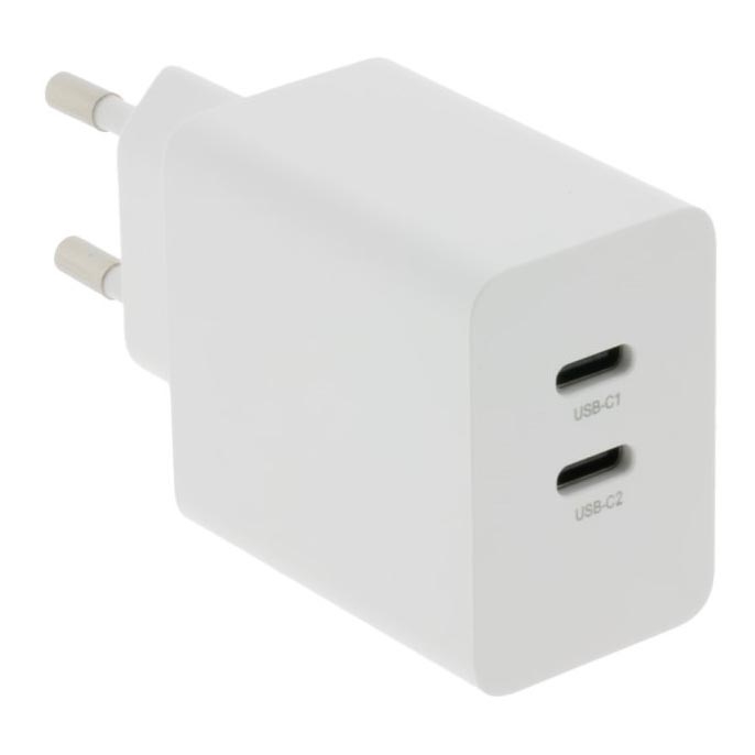 PATONA - Laddningsadapter Power delivery 35W 2xUSB-C -PD 3.0