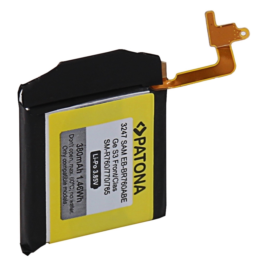 PATONA - Samsung Gear batteri S3 380mAh