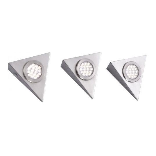 Paul Neuhaus 1119-55-3 - UPPSÄTTNING 3x LED Möbelbelysning med sensor HELENA LED/2,5W/230V