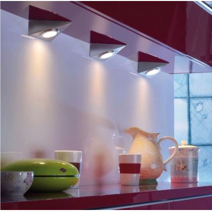 Paul Neuhaus 1119-55-3 - UPPSÄTTNING 3x LED Möbelbelysning med sensor HELENA LED/2,5W/230V