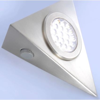 Paul Neuhaus 1119-55-3 - UPPSÄTTNING 3x LED Möbelbelysning med sensor HELENA LED/2,5W/230V