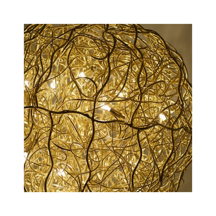 Paul Neuhaus 2019-12 - Takpendel på vajer SAREA 15xG9/40W/230V guld