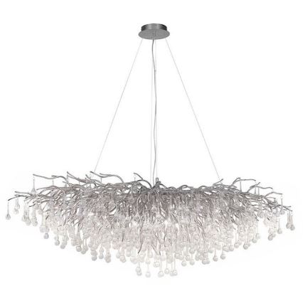 Paul Neuhaus 2031-55 - Ljuskrona med snöre ICICLE 15xG9/40W/230V