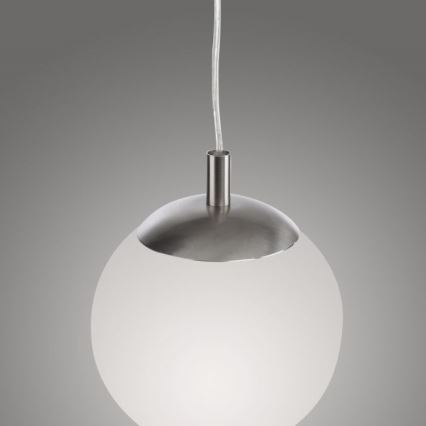 Paul Neuhaus 2072-55 - Ljuskrona med textilsladd BOLO 1xE27/60W/230V diameter 20 cm