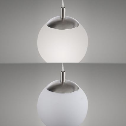 Paul Neuhaus 2072-55 - Ljuskrona med textilsladd BOLO 1xE27/60W/230V diameter 20 cm