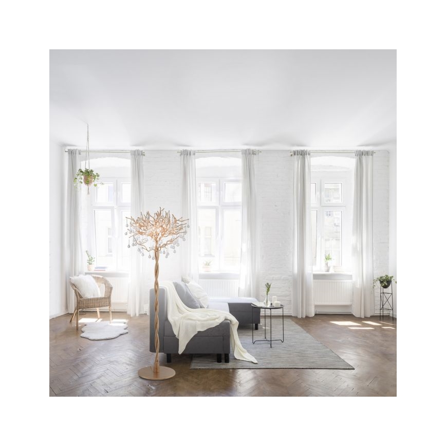 Paul Neuhaus 232-11 - Bordslampa ICICLE 5xG9/40W/230V mässing
