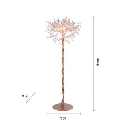 Paul Neuhaus 232-11 - Bordslampa ICICLE 5xG9/40W/230V mässing