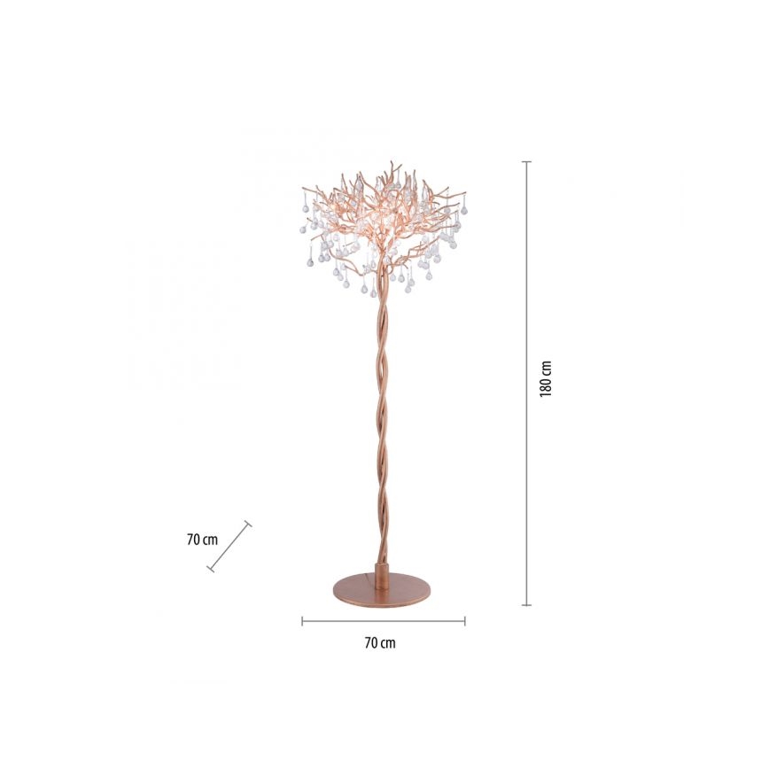 Paul Neuhaus 232-11 - Bordslampa ICICLE 5xG9/40W/230V mässing