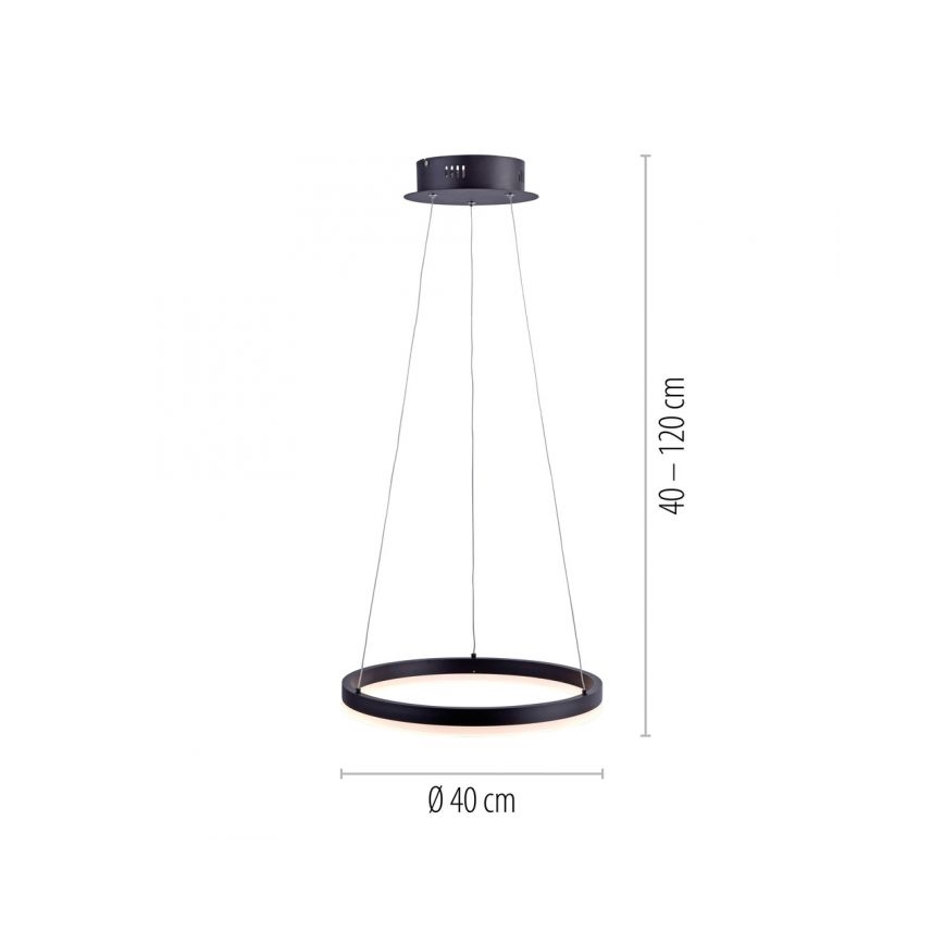 Paul Neuhaus 2381-13 - LED ljusreglerad Ljuskrona med upphängningsrem  TITUS LED/28W/230V