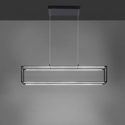 Paul Neuhaus 2441-18 - LED ljusreglerad Ljuskrona med upphängningsrem  CONTURA 4xLED/8W/230V