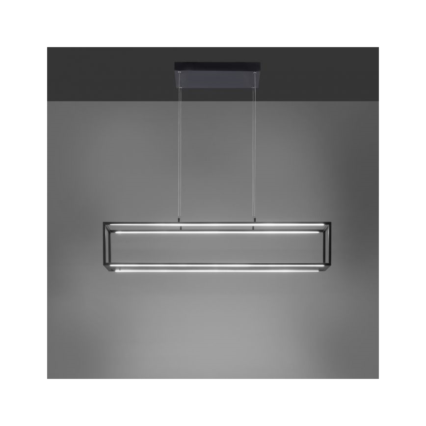 Paul Neuhaus 2441-18 - LED ljusreglerad Ljuskrona med upphängningsrem  CONTURA 4xLED/8W/230V