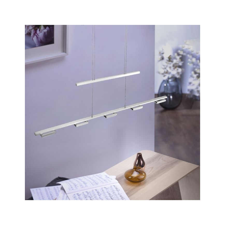 Paul Neuhaus 2446-55 - Dimbar LED-lampakrona med snöre INIGO 5xLED/4W/230V