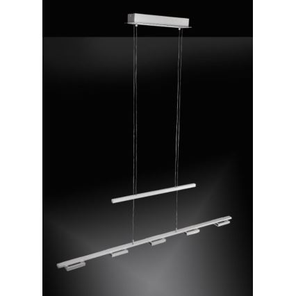 Paul Neuhaus 2446-55 - Dimbar LED-lampakrona med snöre INIGO 5xLED/4W/230V