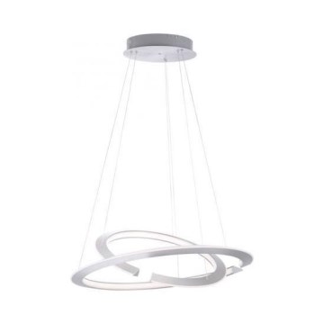Paul Neuhaus 2491-55 - Dimbar LED-lampakrona med snöre ALESSA 2xLED/26W/230V + Fjärrstyrd