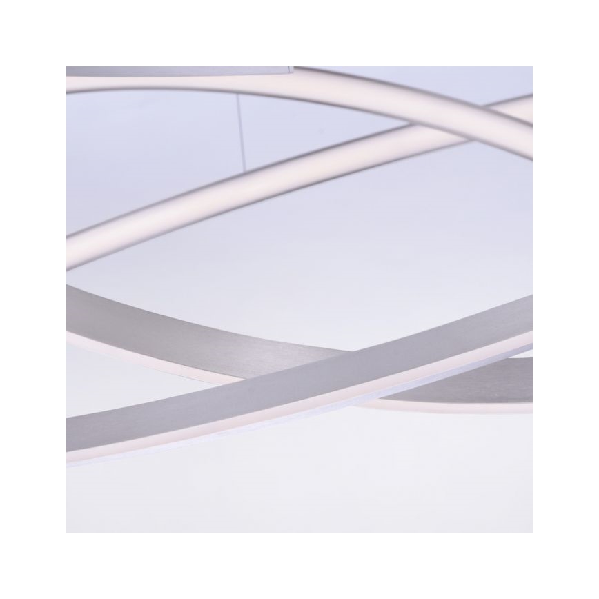Paul Neuhaus 2491-55 - Dimbar LED-lampakrona med snöre ALESSA 2xLED/26W/230V + Fjärrstyrd