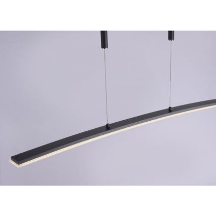 Paul Neuhaus 2530-13 - LED ljusreglerad Ljuskrona med upphängningsrem  JANINA LED/27W/230V