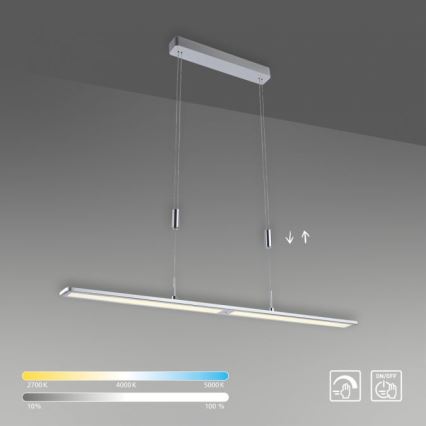 Paul Neuhaus 2565-95 - Dimbar LED-lampakrona med snöre och sensor LED/35W/230V