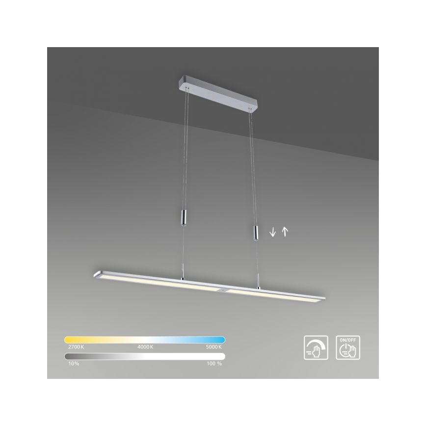Paul Neuhaus 2565-95 - Dimbar LED-lampakrona med snöre och sensor LED/35W/230V