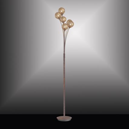 Paul Neuhaus 398-48 - Golvlampa GRETA 6xG9/40W/230V