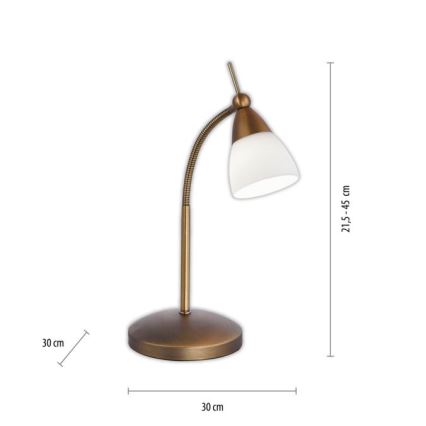 Paul Neuhaus 4001-11 - LED ljusreglerad bordslampa touch PINO 1xG9/3W/230V koppar
