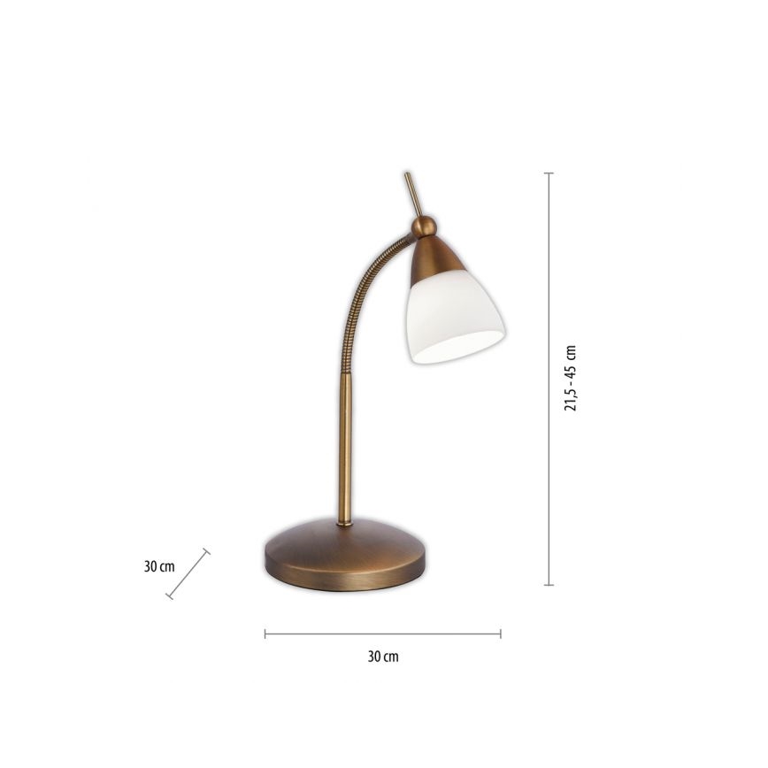 Paul Neuhaus 4001-11 - LED ljusreglerad bordslampa touch PINO 1xG9/3W/230V koppar
