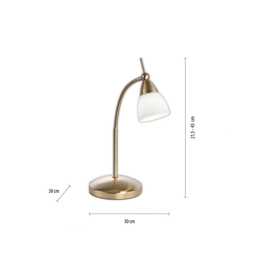 Paul Neuhaus 4001-60 - LED ljusreglerad bordslampa touch PINO 1xG9/3W/230V guld