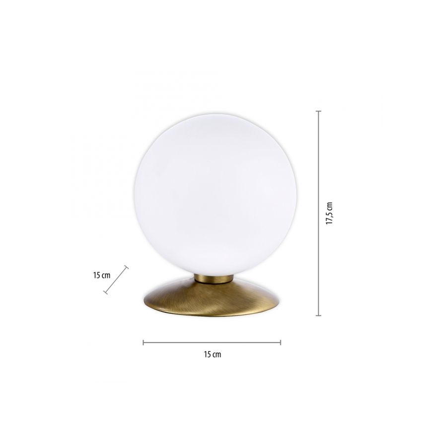 Paul Neuhaus 4013-11 - LED ljusreglerad bordslampa touch BUBBA 1xG9/3W/230V mässing