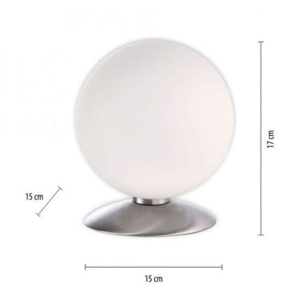 Paul Neuhaus 4013-55 - LED ljusreglerad bordslampa touch BUBBA 1xG9/3W/230V matt krom
