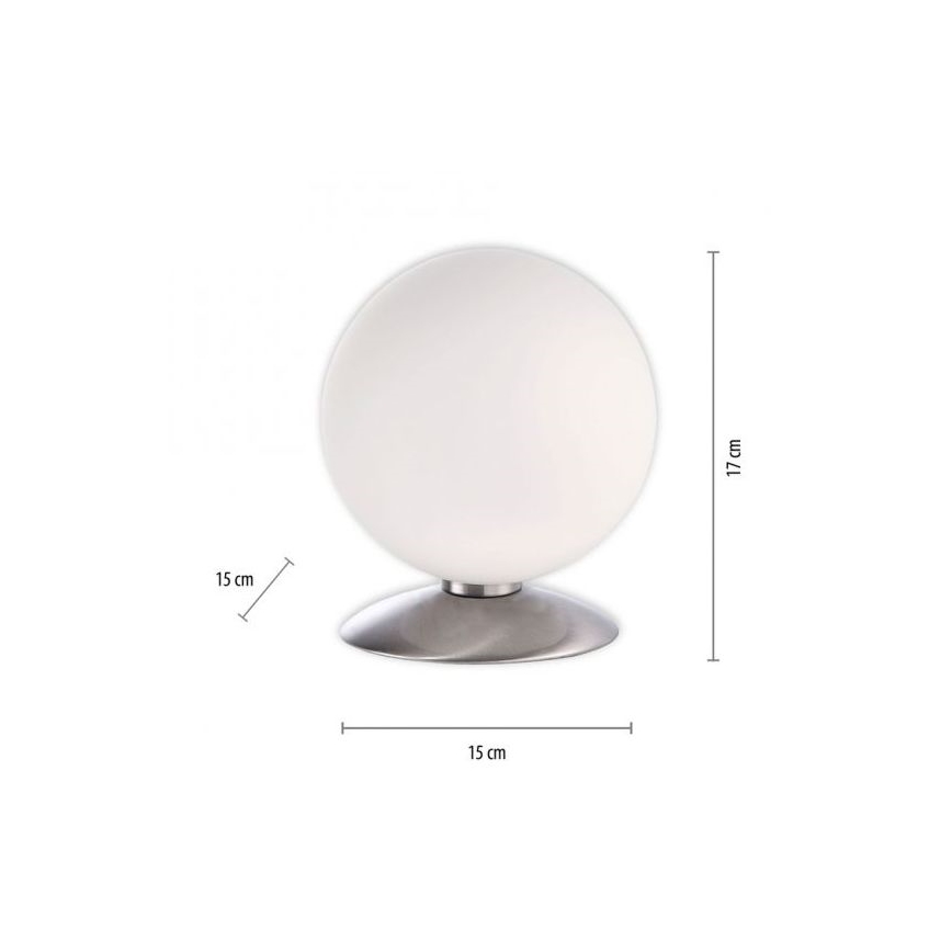 Paul Neuhaus 4013-55 - LED ljusreglerad bordslampa touch BUBBA 1xG9/3W/230V matt krom