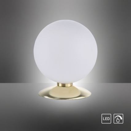 Paul Neuhaus 4013-60 - LED ljusreglerad bordslampa touch BUBBA 1xG9/3W/230V guld
